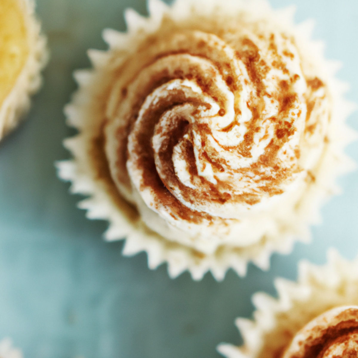 cinnamon vanilla cupcake