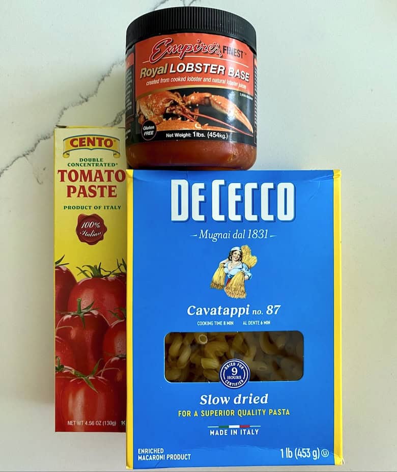 Ingredients in the recipe.