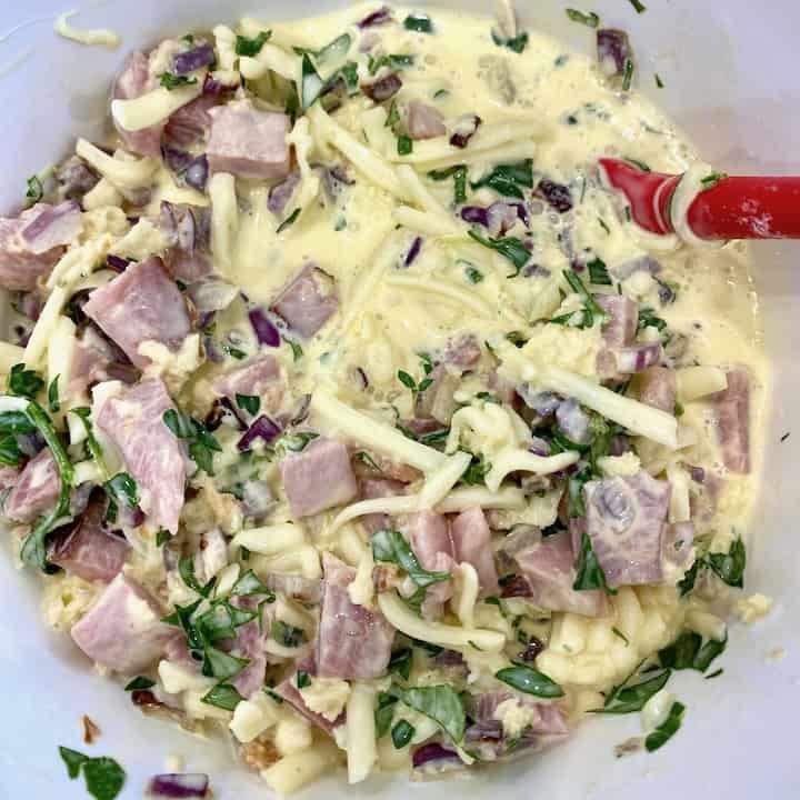 A mix of ingredients.