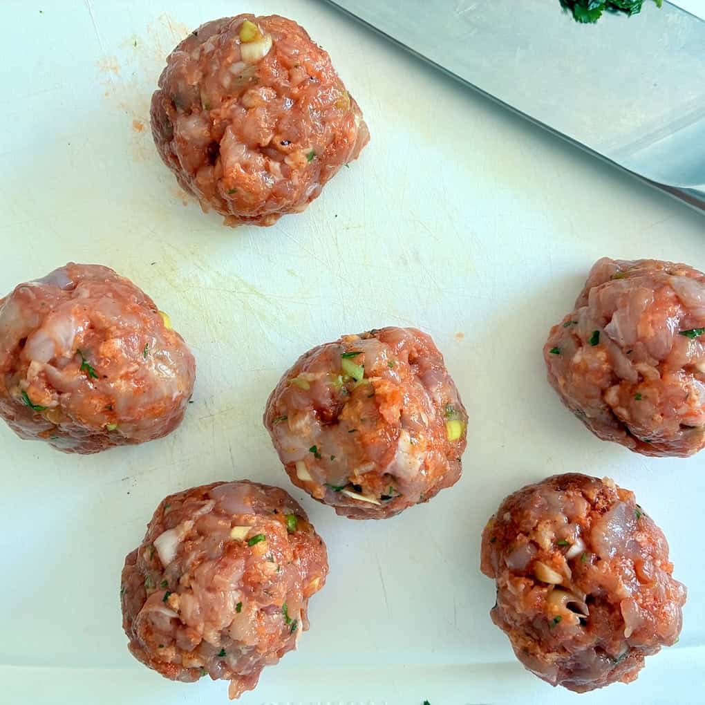 Smash burger recipe balls.