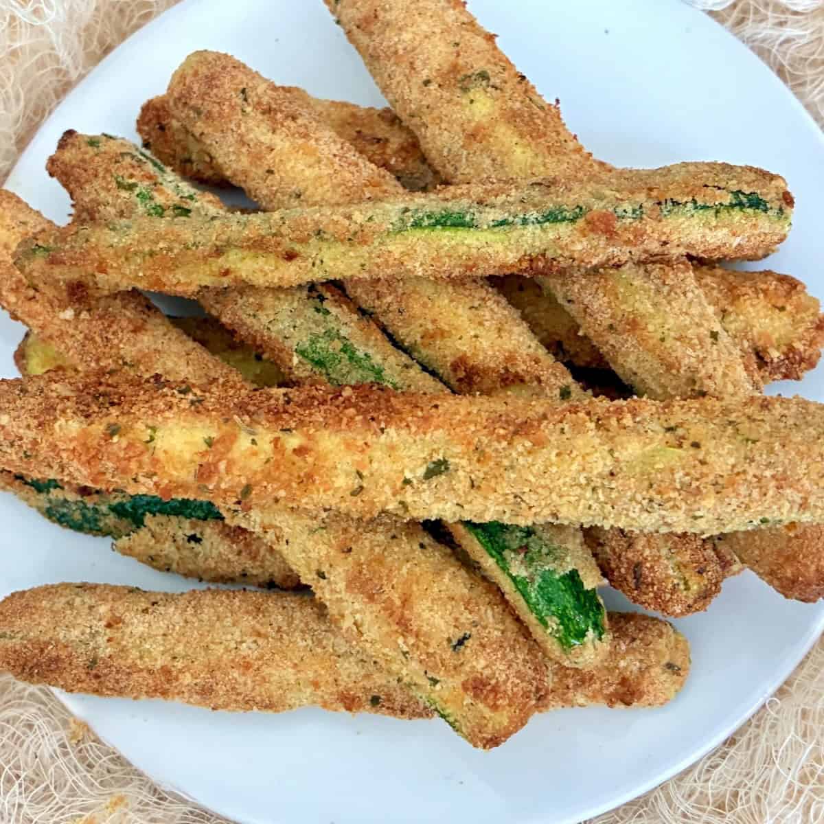 Zucchini fries air fryer style.