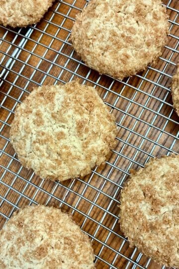 Baked French toast cookies.