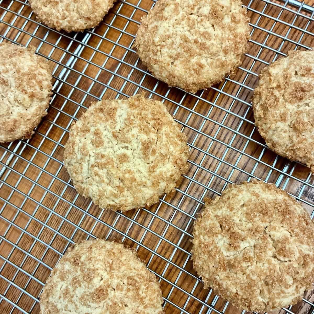 Baked French toast cookies.