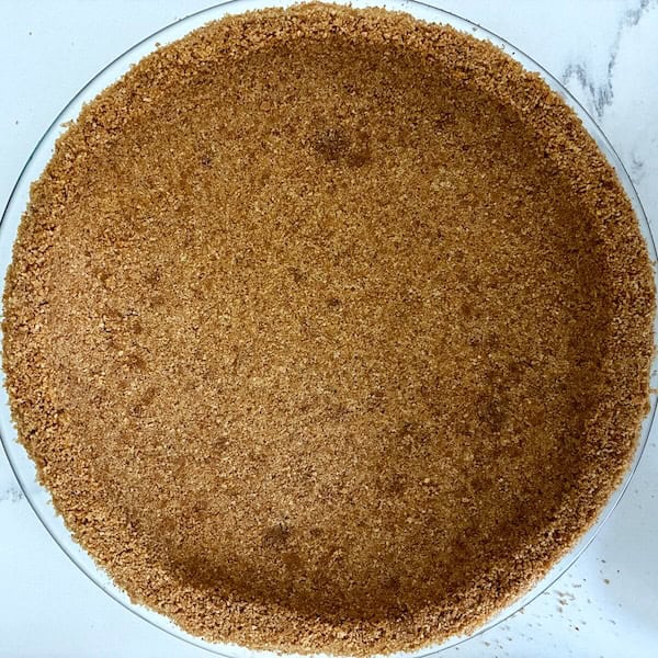 Graham cracker crust.